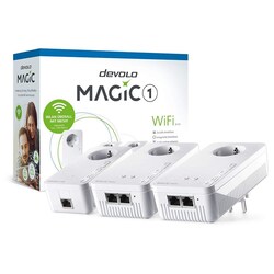 devolo Magic 1 WiFi 2-1-3 MultiroomKit (2xWiFi+1xLAN 1200mbps Powerline Adapter)