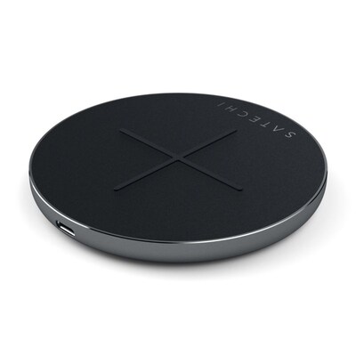 Satechi Wireless Fast-Charging Pad V2 Space Gray