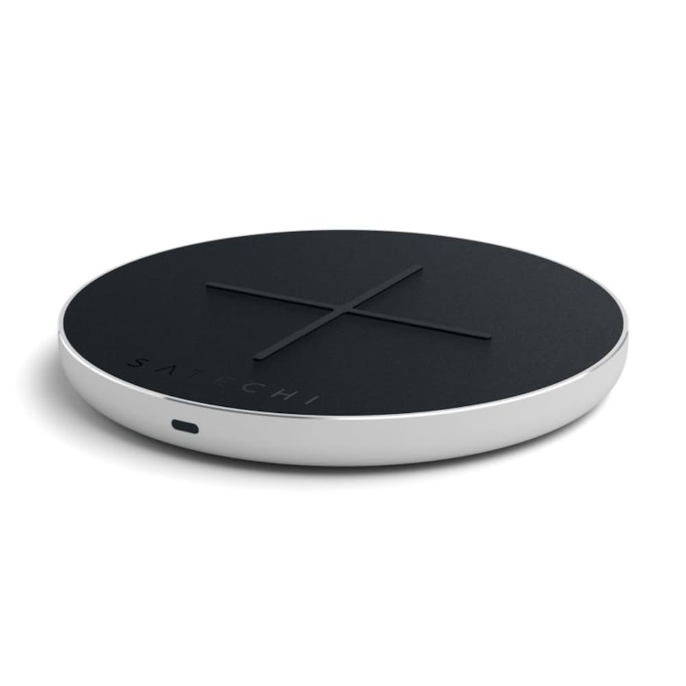 Satechi Wireless Fast-Charging Pad V2 Silber