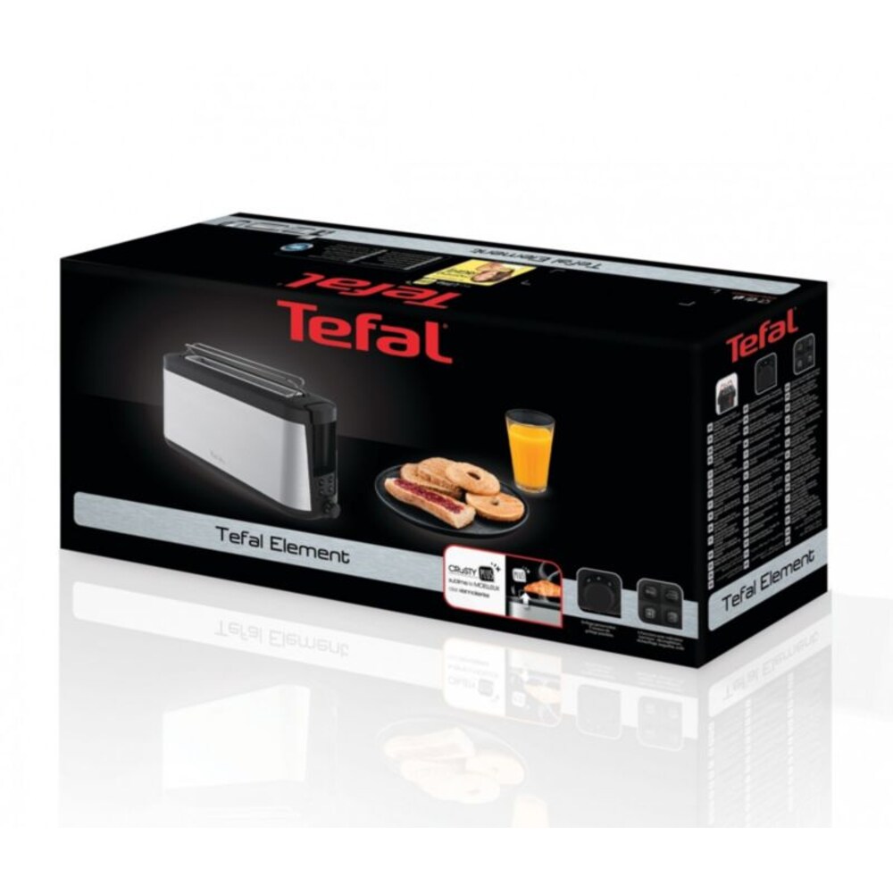 Tefal TL4308 Toaster Element schwarz/Edelstahl NEU & OVP 