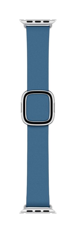 Apple Watch 40mm Modernes Lederarmband Cape Cod Blau medium