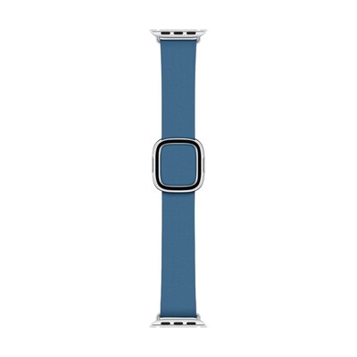 BLAU.DE günstig Kaufen-Apple Watch 40mm Modernes Lederarmband Cape Cod Blau medium. Apple Watch 40mm Modernes Lederarmband Cape Cod Blau medium <![CDATA[• Hochwertiges Design • Beste Materialien • Perfekter Sitz • Kompatibel mit Apple Watch 40mm und 38mm]]>. 