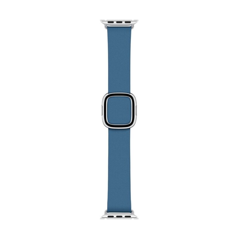 Apple Watch 40mm Modernes Lederarmband Cape Cod Blau medium