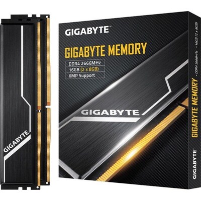 MHz 2 günstig Kaufen-16GB (2x8GB) Gigabyte DDR4-2666 CL16 Speicher Kit RAM. 16GB (2x8GB) Gigabyte DDR4-2666 CL16 Speicher Kit RAM <![CDATA[• 16 GB (RAM-Module: 2 Stück) • DDR4-RAM 2666 MHz • CAS Latency (CL) 16, Timing:16-18-18-38 • Anschluss:288-pin, Spannung:1,2 Vo