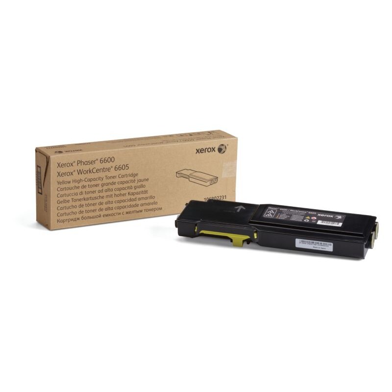Toner gelb günstig Kaufen-Xerox 106R02231 Toner Gelb für ca. 6.000 Seiten. Xerox 106R02231 Toner Gelb für ca. 6.000 Seiten <![CDATA[• Xerox Tonerkartusche 106R02231 • Farbe: Gelb • Reichweite: ca. 6.000 Seiten • Kompatibel zu: Phaser 6600dn / Phaser 6600n • WorkCentre 66