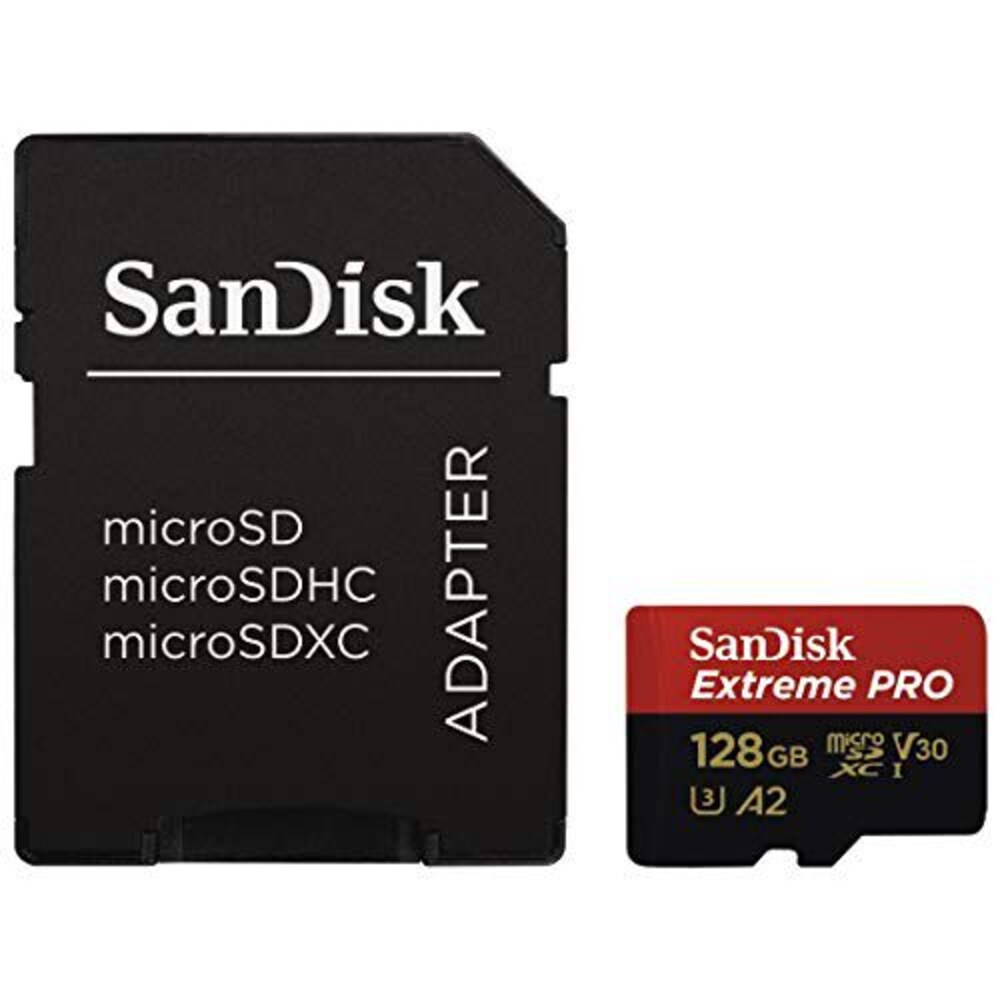 SanDisk Extreme Pro 128GB microSDXC Speicherkarte Kit 170 MB/s, Class 10, U3, A2