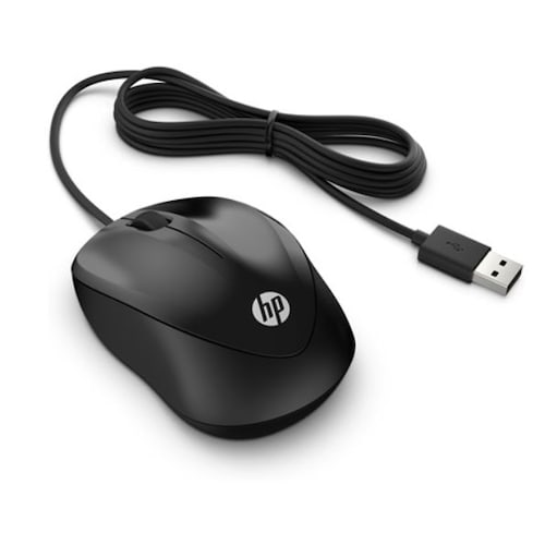 HP Maus 1000 4QM14AA kabelgebunden USB schwarz
