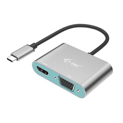 i-tec  USB-C Metal HUB HDMI und VGA Adapter C31VGAHDMIADA | 08595611702778