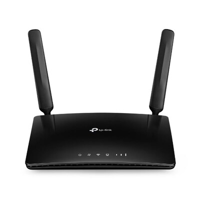 FUNK WLAN günstig Kaufen-TP-LINK MR400 AC1200 4G LTE WLAN-ac Router. TP-LINK MR400 AC1200 4G LTE WLAN-ac Router <![CDATA[• Verbindung für mehr als 65 Geräte gleichzeitig • Mobilfunkstandard 4G/LTE mit Downloadraten von bis zu 150Mbit/s • SIM-Karte einstecken und LTE-Hotsp