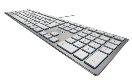 Cherry KC 6000 Slim For Mac Tastatur USB silber