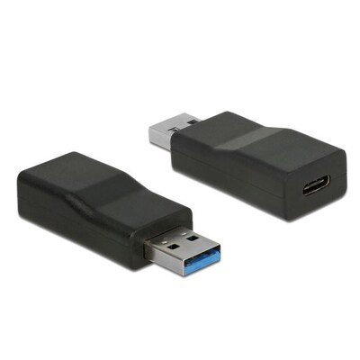 Delock Adapter günstig Kaufen-DeLOCK USB 3.1 Adapter USB-A zu USB-C Gen2 aktiv St./Bu. 65696 schwarz. DeLOCK USB 3.1 Adapter USB-A zu USB-C Gen2 aktiv St./Bu. 65696 schwarz <![CDATA[• USB-Adapter • Anschlüsse: USB Typ A und USB Typ C • Farbe: schwarz • passend für: StromDate