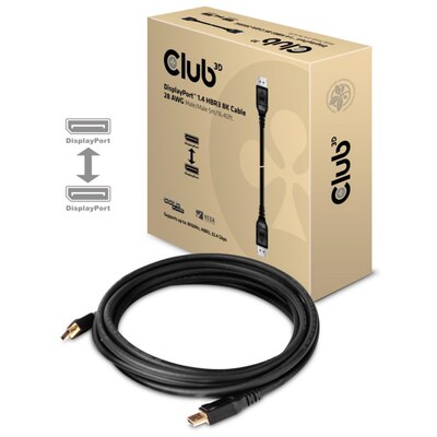 Display Schwarz günstig Kaufen-Club 3D DisplayPort 1.4 Kabel 5m DP zu DP HBR3 8K60Hz Vesa St./St. schwarz. Club 3D DisplayPort 1.4 Kabel 5m DP zu DP HBR3 8K60Hz Vesa St./St. schwarz <![CDATA[• Displayport-Kabel • Anschlüsse: Displayport und Displayport • Farbe: schwarz, Länge: 