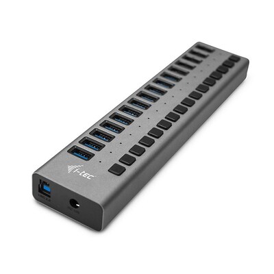 Adapter MIT günstig Kaufen-i-tec USB 3.0 Charging HUB 16 port + Power Adapter 90 W. i-tec USB 3.0 Charging HUB 16 port + Power Adapter 90 W <![CDATA[• i-tec USB 3.0 Charging HUB 16port • mit Netzadapter 90 W • 16x USB 3.0 Ladeport • Ideal für Notebook Ultrabook Tablet PC 