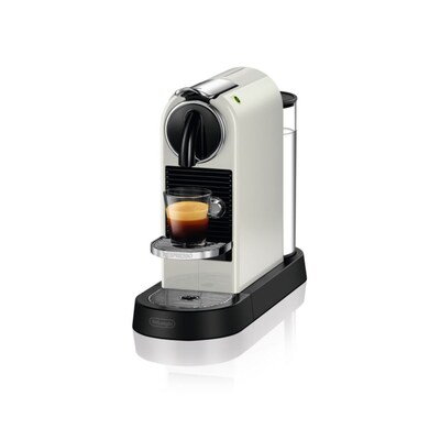 16 x günstig Kaufen-DeLonghi EN 167.W Citiz Nespresso-System weiß. DeLonghi EN 167.W Citiz Nespresso-System weiß <![CDATA[• Nespresso Kapsel-System mit automatischer Brüheinheit • 1.710 Watt, Hochleistungspumpe mit 19 bar • Direktwahltasten für Espresso und