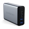 Satechi 75W Dual USB-C PD Travel Charger Space Grey