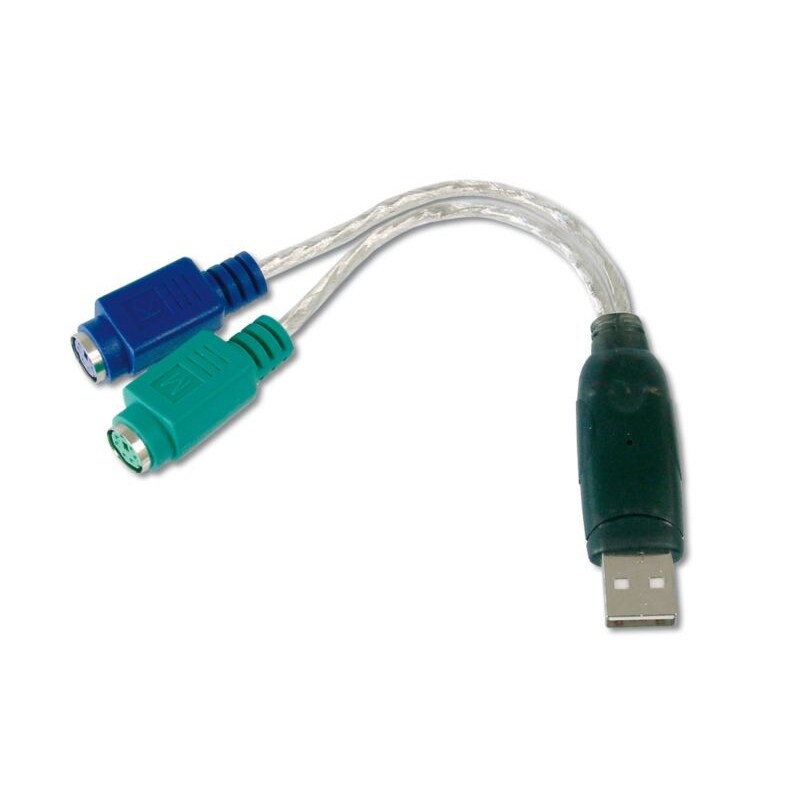 Kabel Adapter günstig Kaufen-DIGITUS DA-70118 USB - PS/2-Adapter. DIGITUS DA-70118 USB - PS/2-Adapter <![CDATA[• Adapter-Kabel • Anschlüsse: USB Typ A und PS/2 Stecker • , Länge: 0,1m]]>. 
