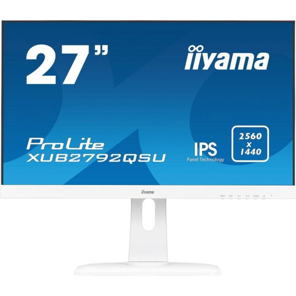 iiyama ProLite XUB2792QSU-W1 68,5cm (27") 16:9 WQHD DVI/DP/HDMI/USB 5ms LS weiß
