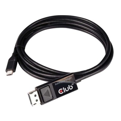 zu B günstig Kaufen-Club 3D USB Adapterkabel 1,8m Typ-C zu DisplayPort 8K60Hz HDR schwarz CAC-1557. Club 3D USB Adapterkabel 1,8m Typ-C zu DisplayPort 8K60Hz HDR schwarz CAC-1557 <![CDATA[• USB-Kabel • Anschlüsse: USB Typ C und Displayport • Farbe: schwarz, Länge: 1,