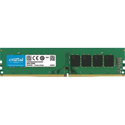 4GB (1x4GB) Crucial DDR4-2400 CL17 UDIMM Single Rank RAM Speicher