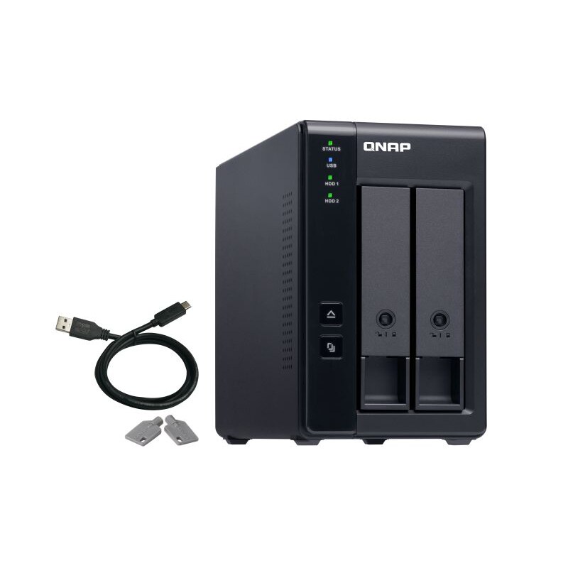 Netzteil günstig Kaufen-QNAP TR-002 Erweiterungsgehäuse 2-Bay. QNAP TR-002 Erweiterungsgehäuse 2-Bay <![CDATA[• Erweiterungsgehäuse 2-Bay • 2x 2.5
