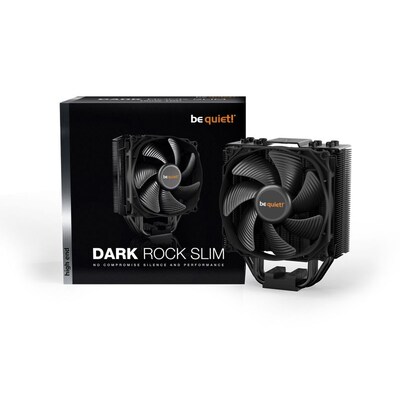 HLER günstig Kaufen-be quiet! Dark Rock Slim CPU Kühler für Intel und AMD Prozessoren. be quiet! Dark Rock Slim CPU Kühler für Intel und AMD Prozessoren <![CDATA[• Schlankerer CPU-Kühler der Dark Rock Serie • Hohe Kühleffizienz (180W TDP), Geräusch