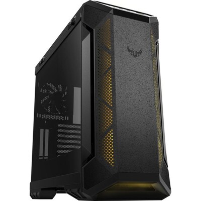 Fenster 1 günstig Kaufen-ASUS TUF Gaming GT501 ATX Midi-Tower Gaming Gehäuse mit Seitenfenster. ASUS TUF Gaming GT501 ATX Midi-Tower Gaming Gehäuse mit Seitenfenster <![CDATA[• Gaming Gehäuse bis EATX Mainboards (12”x10.9”) • Inkl. 4x 120mm Gehäuselüfter, Sta