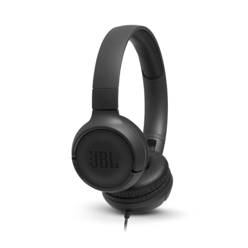 JBL TUNE 500 schwarz - Kabelgebundener On-Ear-Kopfhörer Mikrofon