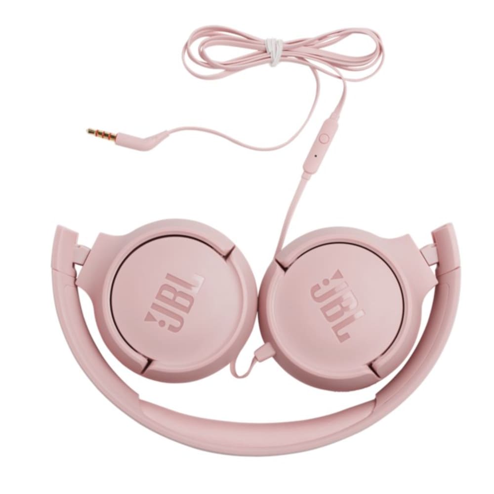 JBL TUNE 500 pink - Kabelgebundener On-Ear-Kopfhörer Mikrofon