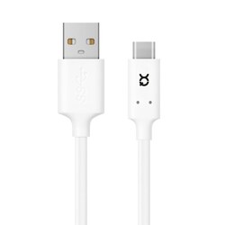 xqisit Charge &amp;amp; Sync USB-C 3.1 zu USB-A Kabel 1m wei&szlig;