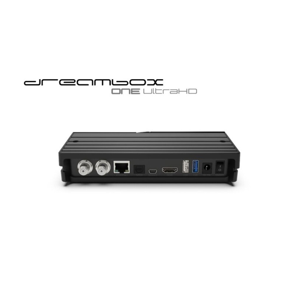 Dreambox One UHD, 2 x DVB-S2X, MIS Tuner 4k, 2160p E2 Linux Dual Wifi H.265 HEV