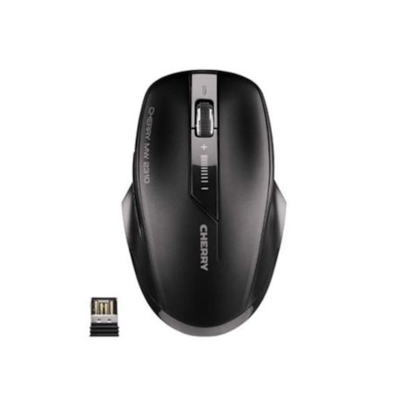38 x günstig Kaufen-Cherry MW 2310 2.0 Kabellose Maus schwarz. Cherry MW 2310 2.0 Kabellose Maus schwarz <![CDATA[• Anwendungsbereich: Unterwegs, 5 Tasten • Kabellos, 2,4GHz, 10 m Reichweite • Sensortechnologie: Infrarot (2.000 dpi) • Schwarz, 122g, 38,0 mm x 76,0 mm x 120,0
