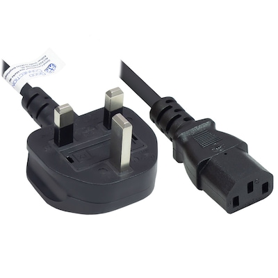 Kabel/Ladekabel günstig Kaufen-Good Connections Netzkabel UK Typ G (BS 1363) an C13, 10A, ASTA, schwarz, 1,8 m. Good Connections Netzkabel UK Typ G (BS 1363) an C13, 10A, ASTA, schwarz, 1,8 m <![CDATA[• Kaltgerätekupplung-Kabel • Anschlüsse: Kaltgeräte (IEC C13) und Schutzkontak