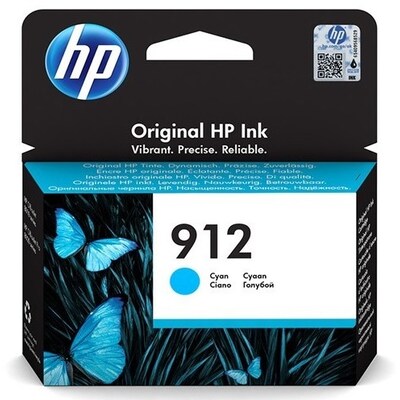Tinte kompatibel günstig Kaufen-HP 912 / 3YL77AE Original Druckerpatrone Cyan. HP 912 / 3YL77AE Original Druckerpatrone Cyan <![CDATA[• HP912 Tintenpatrone (3YL77AE) • Farbe: Cyan • Inhalt: ca. 2,93 ml, ca. 315 Seiten • Kompatibel zu: Officejet 8012 / 8014 / 8015 • Officejet P