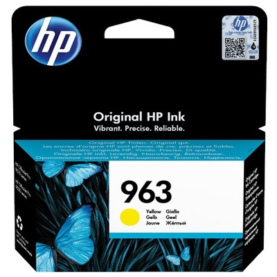 Original Tinte günstig Kaufen-HP 963 / 3JA25AE Original Druckerpatrone Gelb. HP 963 / 3JA25AE Original Druckerpatrone Gelb <![CDATA[• HP963 Tintenpatrone (3JA25AE) • Farbe: Gelb • Inhalt: ca. 10,7 ml • Kompatibel zu: Officejet Pro 9010 / 9012 / 9014 / 9015 / 9016 • Officejet