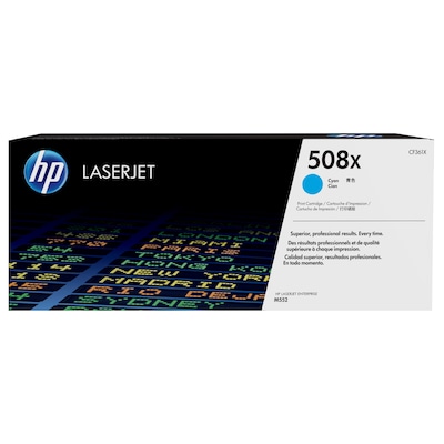 zu HP günstig Kaufen-HP CF361X / 508X Original Toner Cyan für ca. 9.500 Seiten. HP CF361X / 508X Original Toner Cyan für ca. 9.500 Seiten <![CDATA[• HP508X (CF361X) Tonerkartusche • Farbe: Cyan • Reichweite: ca. 9.500 Seiten • Kompatibel zu: Color LaserJet E