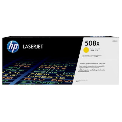 zu HP günstig Kaufen-HP CF362X / 508X Original Toner Gelb für ca. 9.500 Seiten. HP CF362X / 508X Original Toner Gelb für ca. 9.500 Seiten <![CDATA[• HP508X (CF362X) Tonerkartusche • Farbe: Gelb • Reichweite: ca. 9.500 Seiten • Kompatibel zu: Color LaserJet E