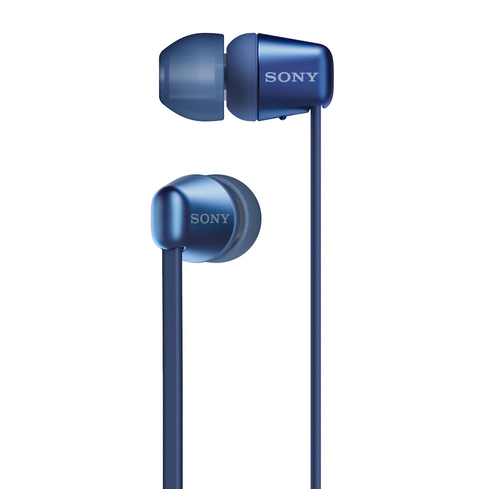 Sony WI-C310 Bluetooth In Ear Kopfhörer Voice Assistant Neckband blau-metallic