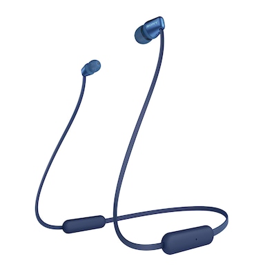 GO!Bluetooth günstig Kaufen-Sony WI-C310 Bluetooth In Ear Kopfhörer Voice Assistant Neckband blau-metallic. Sony WI-C310 Bluetooth In Ear Kopfhörer Voice Assistant Neckband blau-metallic <![CDATA[• Sprachsteuerung dank eingebautem Google/Siri Assistant • Integrierte He