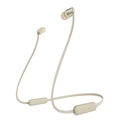 GO Voice günstig Kaufen-Sony WI-C310 Bluetooth In Ear Kopfhörer Voice Assistant Neckband gold-metallic. Sony WI-C310 Bluetooth In Ear Kopfhörer Voice Assistant Neckband gold-metallic <![CDATA[• Sprachsteuerung dank eingebautem Google/Siri Assistant • Integrierte He