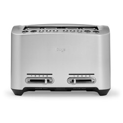 Sage Appliances STA845 The Smart Toast 4 Slice 4-Schlitz-Toaster silber