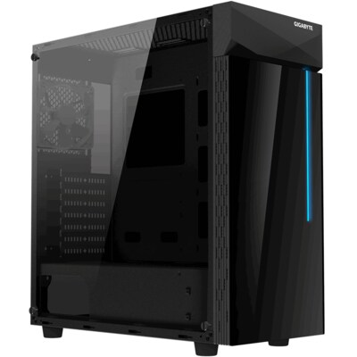 HX mit günstig Kaufen-Gigabyte GB-C200G Midi Tower Gaming Gehäuse mit Sichtfenster. Gigabyte GB-C200G Midi Tower Gaming Gehäuse mit Sichtfenster <![CDATA[• Gaming Gehäuse (Midi-Tower) mit Sichtfenster • RGB Light im stylischem Design • Abmessungen (BxHxT): 210