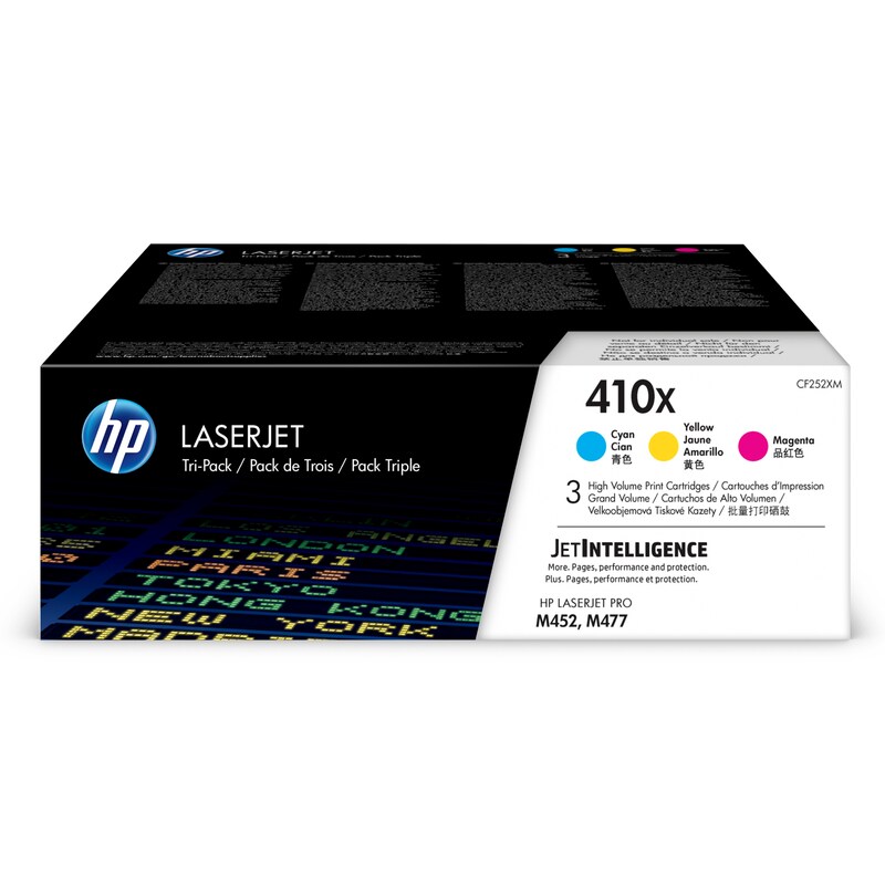 HP CF252XM / 410X Original Toner Multipack (C, M, Y) für ca. 5.000 Seiten