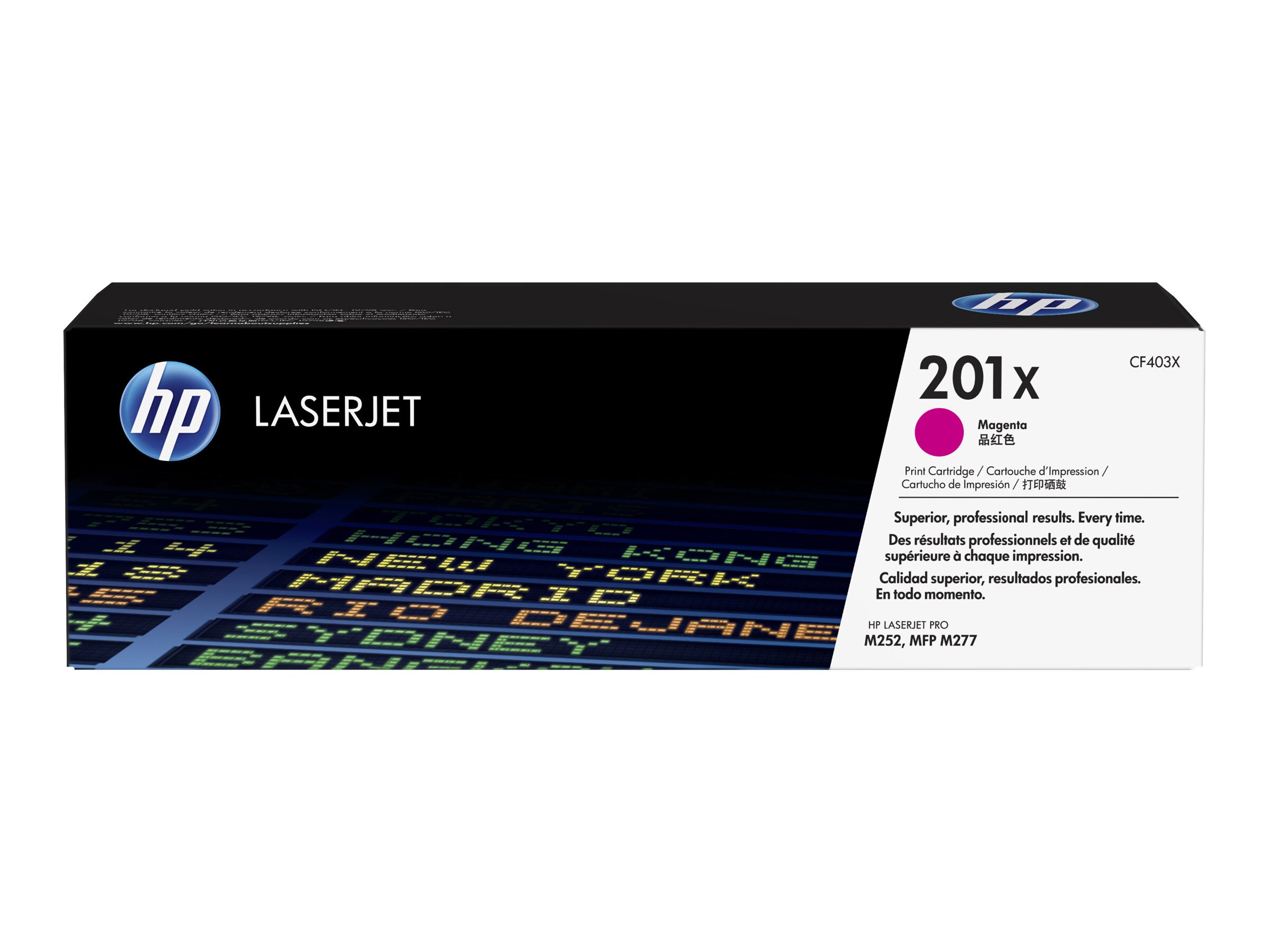 HP CF403X / 201X Original Toner Magenta f&uuml;r ca. 2.300 Seiten