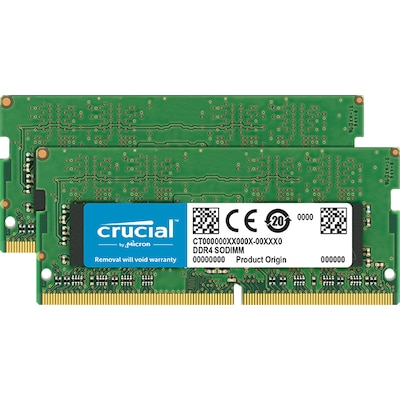 module günstig Kaufen-32GB (2x16GB) Crucial DDR4-2400 CL17 SO-DIMM RAM Notebook Speicher Kit. 32GB (2x16GB) Crucial DDR4-2400 CL17 SO-DIMM RAM Notebook Speicher Kit <![CDATA[• 32 GB (RAM-Module: 2 Stück) • SO-DIMM DDR4 2400 Mhz • CAS Latency (CL) 17 • Anschluss:260-pi