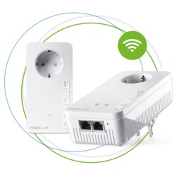devolo Magic 1 WiFi Starter Kit 2-1-2 (1xWiFi+1xLAN 1200mbps Powerline Adapter)