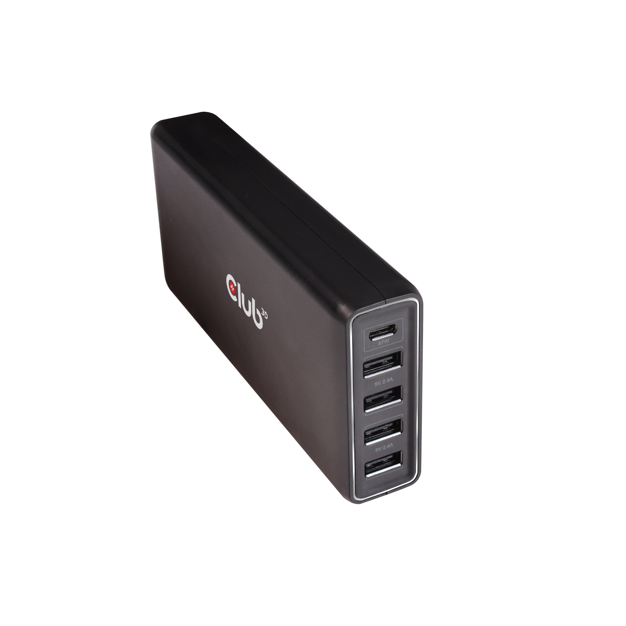 Club 3D USB Typ A und C Ladeger&auml;t 5 Ports bis zu 111W