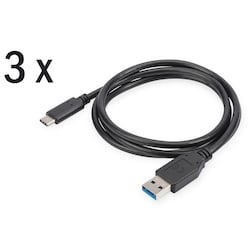 DIGITUS USB Type-C&trade; Ladekabel set, Typ C - A