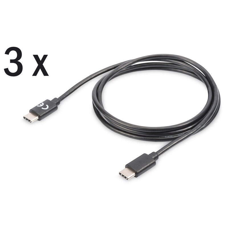 DIGITUS USB Type-C™ Ladekabel set, Typ C - C