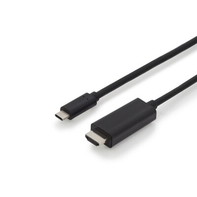 Type N günstig Kaufen-DIGITUS USB Type-C™Gen2 Adapter- / Konverterkabel, Type-C™ auf HDMI A 2,0m. DIGITUS USB Type-C™Gen2 Adapter- / Konverterkabel, Type-C™ auf HDMI A 2,0m <![CDATA[• Kabel-Adapter • Anschlüsse: USB Typ C und HDMI A • Unterst