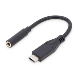 DIGITUS USB Type-C&trade; Audio Adapter / Konverter, Type-C&trade;/St auf 3.5mm Klinke/Bu